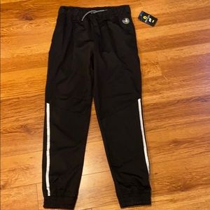 Body Glove Large 14/16 boys black silver stripe